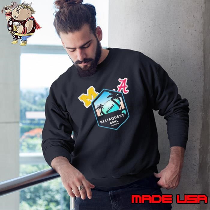 Reliaquest Bowl Alabama Vs Michigan Tampa FL Dec 31 2024 Logo Sweatshirt