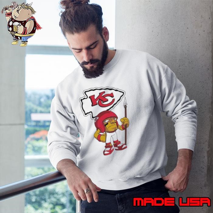 Rush Zone Kansas City Chiefs NFL Cartoon Character 2025 Sweatshirt