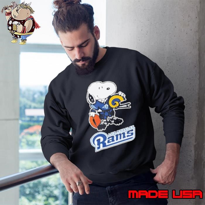 Snoopy A Strong And Proud Los Angeles Rams NFL Shirts Sweatshirt
