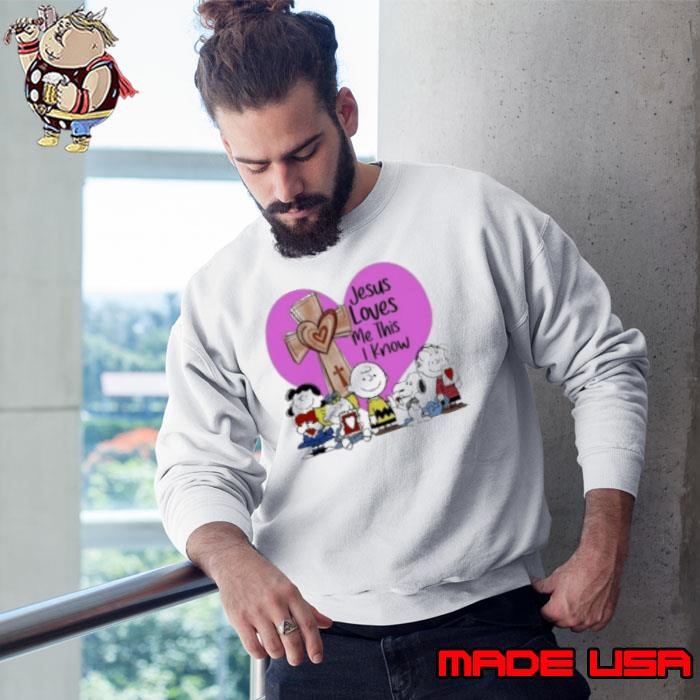 Snoopy And Friends The Peanuts Jesus Loves Me This I Know Sweatshirt
