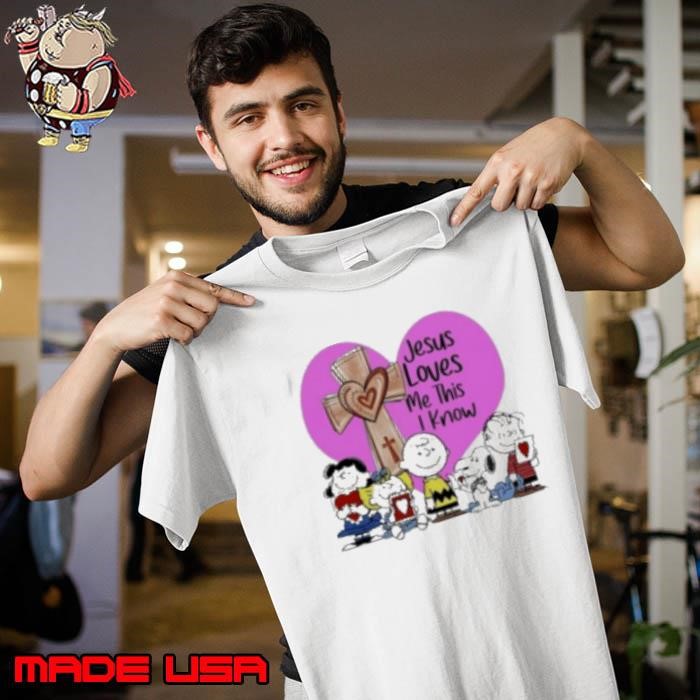 Snoopy And Friends The Peanuts Jesus Loves Me This I Know Unisex