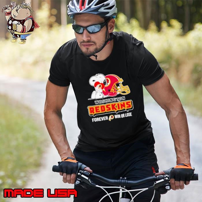 Snoopy Washington Redskins forever win or lose Unisex
