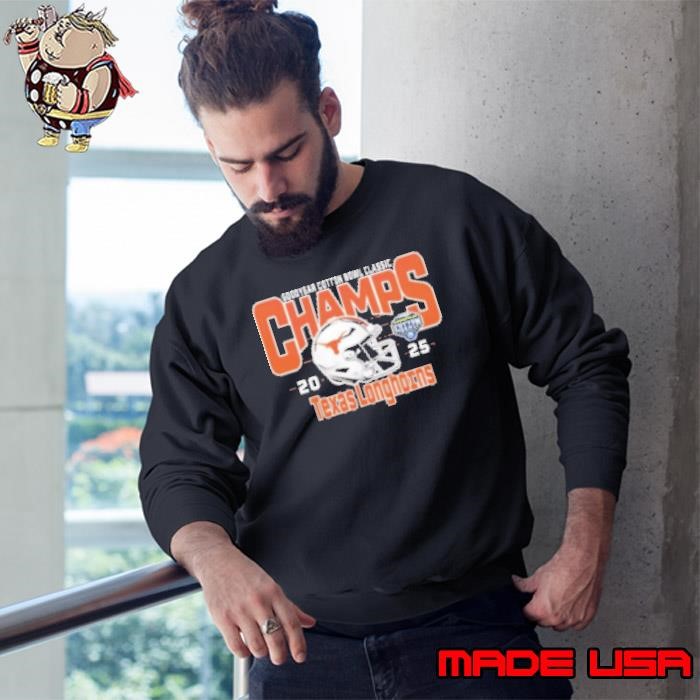 Texas Longhorns Football Are Goodyear Cotton Bowl Classic Champions 2025 Sweatshirt