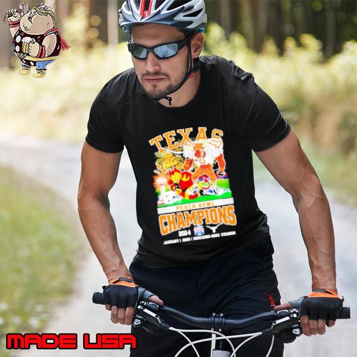 Texas Longhorns Peach bowl champions 2025 defeats Sun Devils mascot Unisex