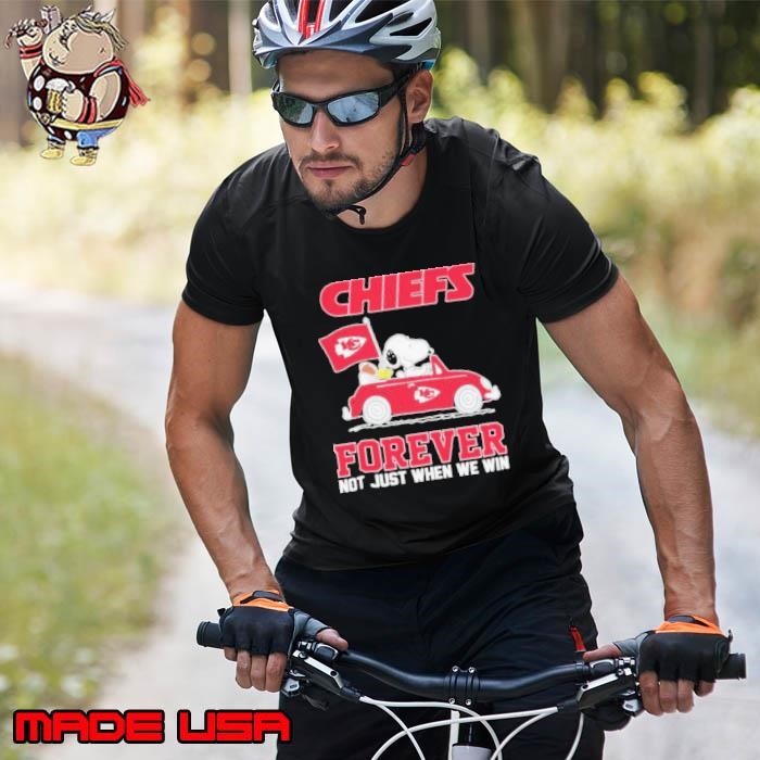 The Peanuts On Car Kansas City Chiefs Forever Not Just When We Win Unisex