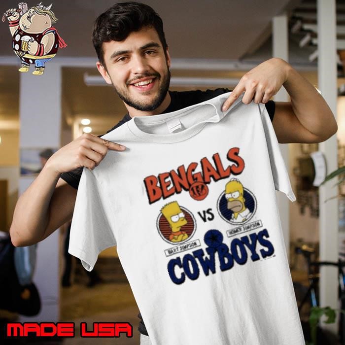The Simpsons Cincinnati Bengals vs. Dallas Cowboys Unisex