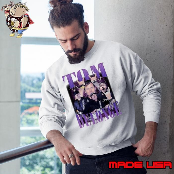 Tom Delonge American musician best known co-founder Sweatshirt