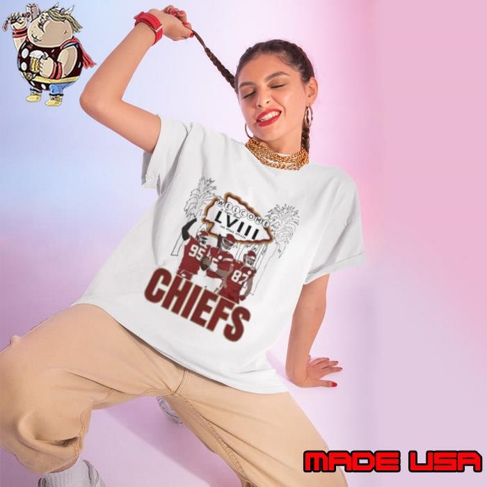 Top Welcome To Supper Bowl Lviii Las vegas Nevada Chiefs Ladies tee