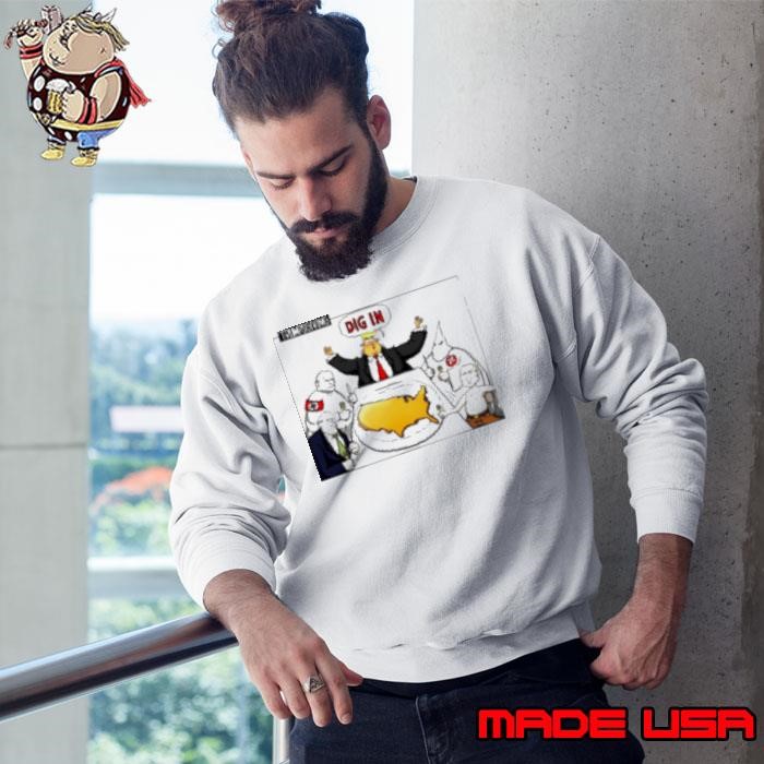 Trump's Giving dig in USA pie Thanksgiving Sweatshirt