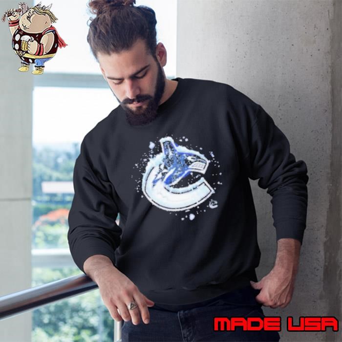Vancouver Canucks Snow Logo Sweatshirt