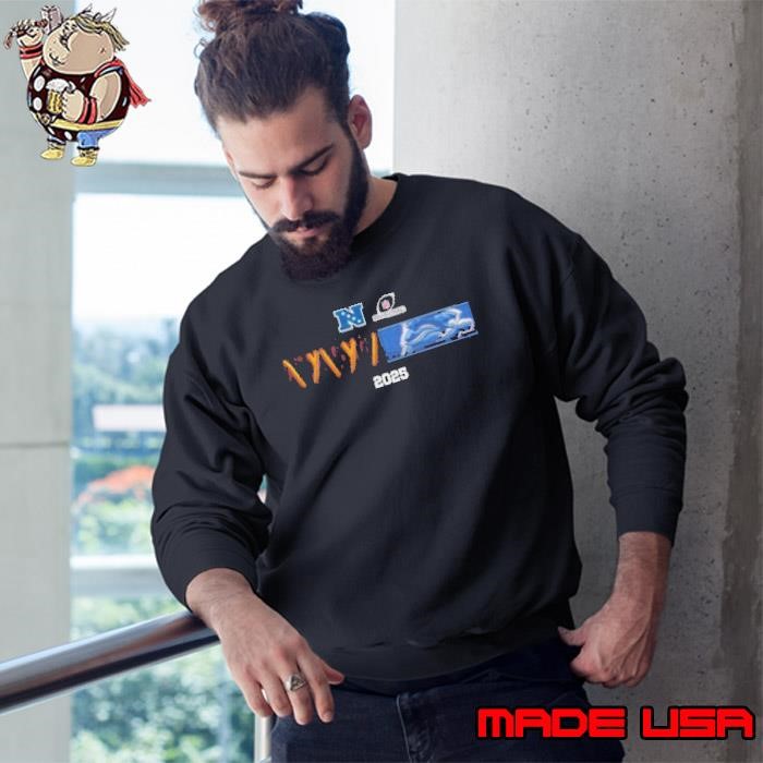 Washington Commanders And Detroit Lions Matchup 2025 NFC Divisional Round Head To Head Logo Sweatshirt
