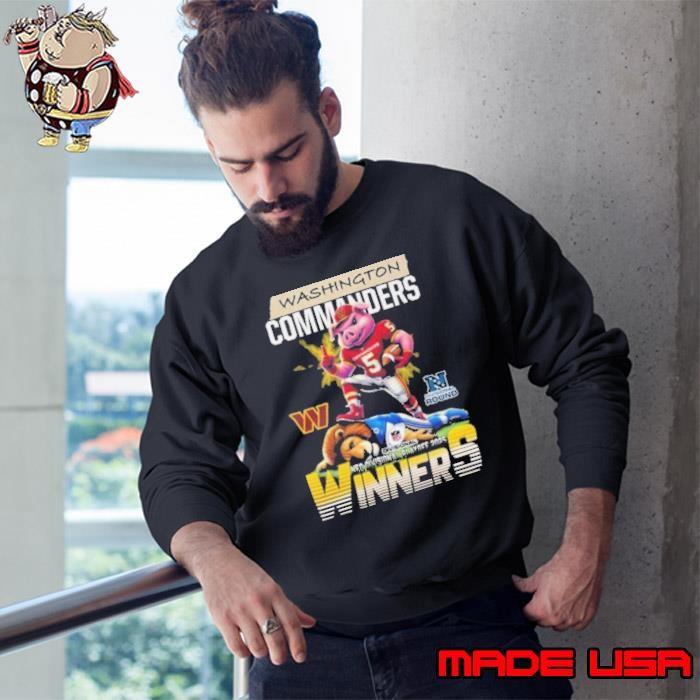 Washington Commanders NFC Playoff 2025 Winners T Sweatshirt