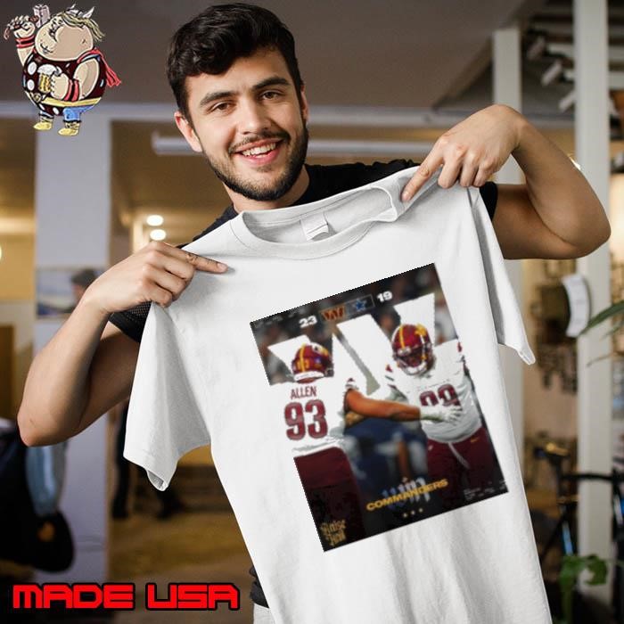 Washington Commanders Vs Dallas Cowboys 23 – 19 Score Raise Hail 5 Time World Champions Unisex