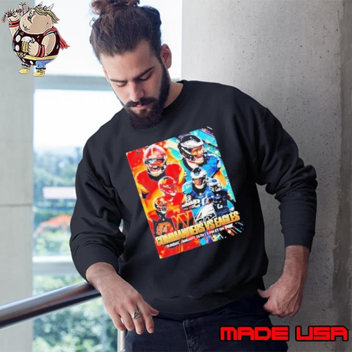 Washington Commanders Vs Philadelphia Eagles NFC Championship Matchups 2024 On Sunday January 26th Sweatshirt