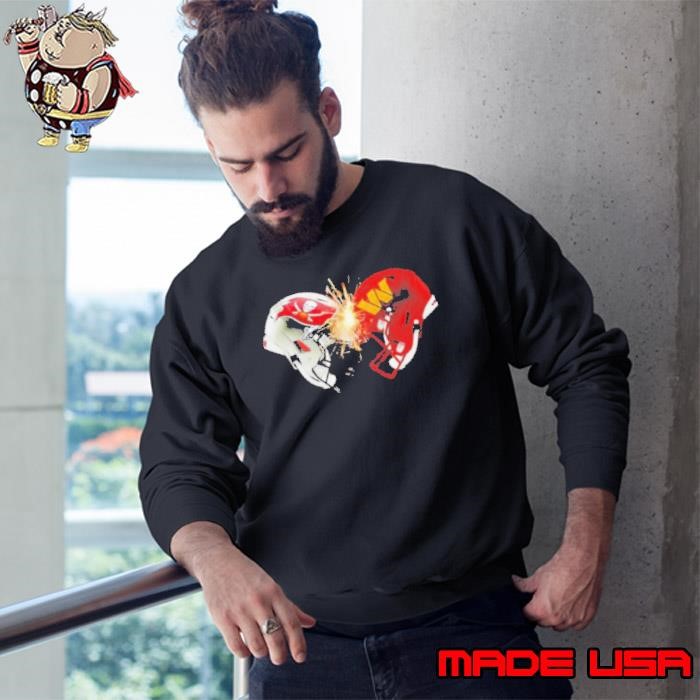 Washington Commanders and Tampa Bay Buccaneers face off helmet Sweatshirt