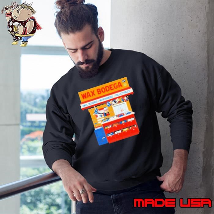 Wax Bodega Vinyl Records Collectibles Record Stand Sweatshirt