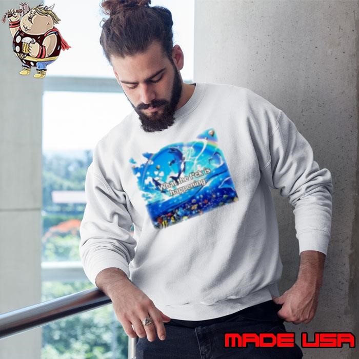 Zara Larsson white dolphin Sweatshirt