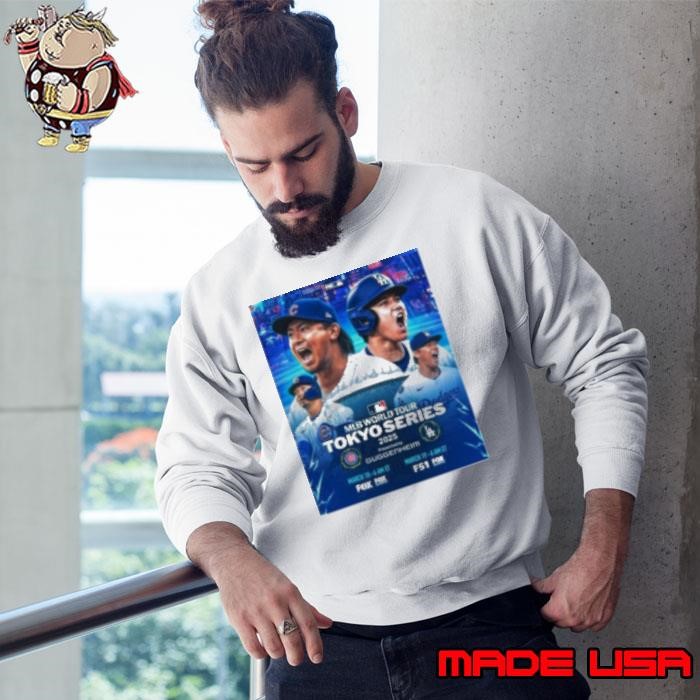 2025 MLB Tokyo Series Los Angeles Dodgers vs Chicago Cubs kickoff the regular season March 18 19 Sweatshirt