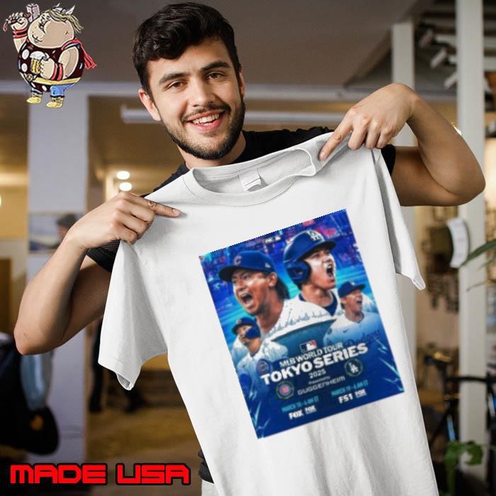 2025 MLB Tokyo Series Los Angeles Dodgers vs Chicago Cubs kickoff the regular season March 18 19 Unisex
