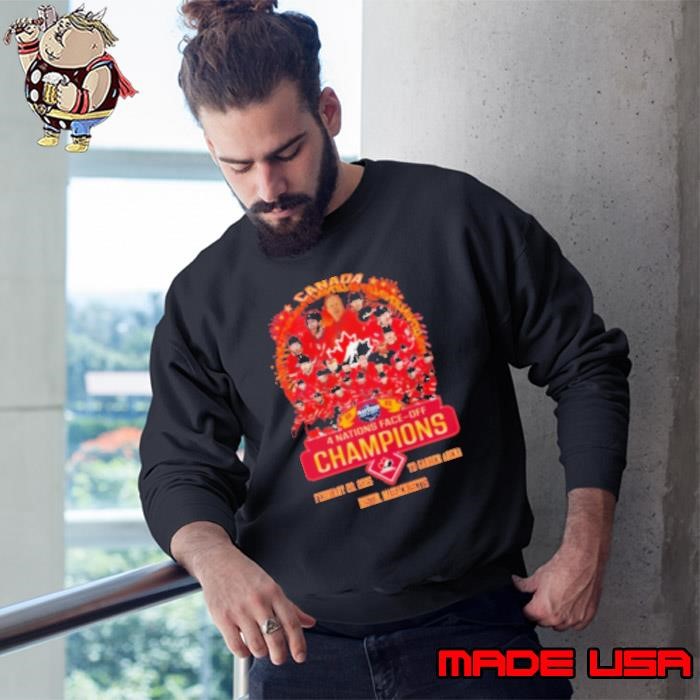 4 Nations Face Off Champions 2025 Canada Hockey Sweatshirt