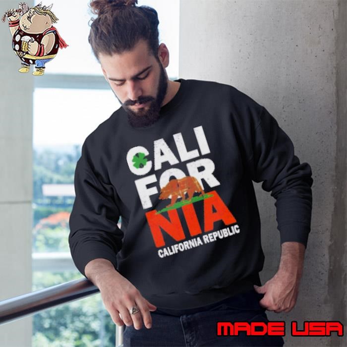 California Republic St. Patrick's Day Bear Sweatshirt