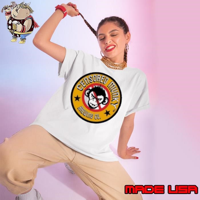 Censored Munky Brewing CO CMBC Logo 2025 Ladies tee