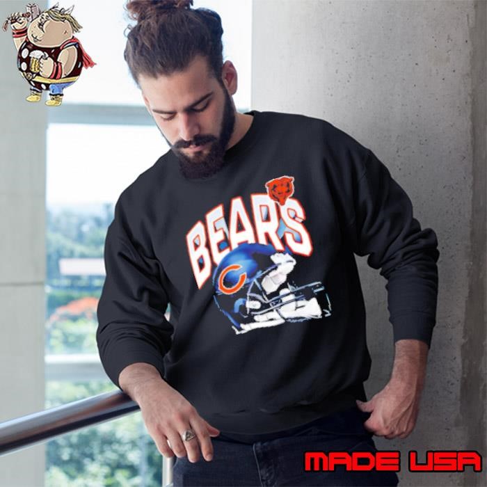Chicago Bears helmet design retro Sweatshirt
