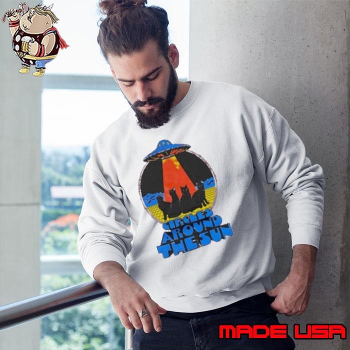 Circle Around The Sun Invasion Cats UFO Sweatshirt