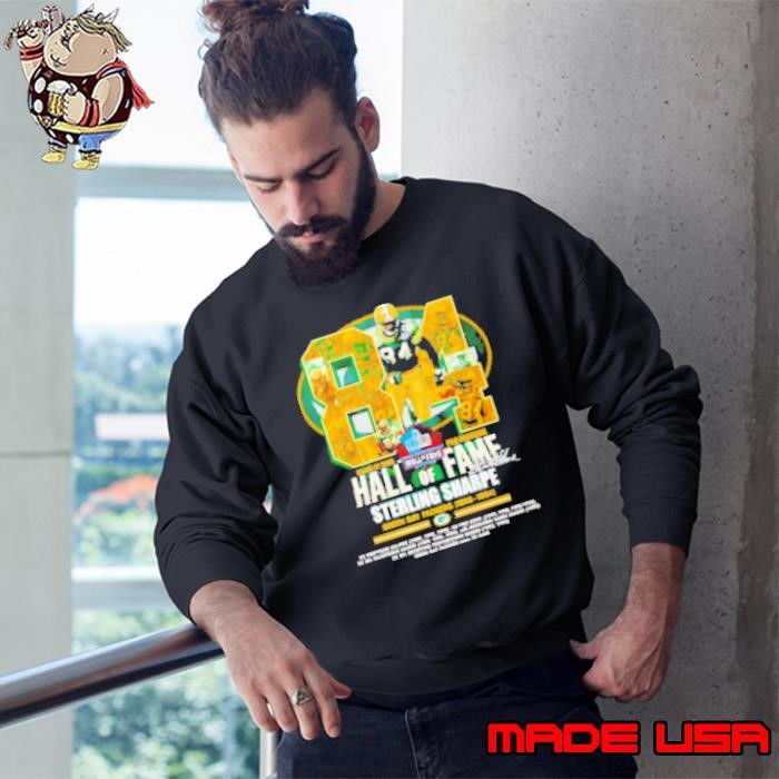 Class of 2025 Hall of Fame Sterling Sharpe Green Bay Packers 1988 1994 Sweatshirt