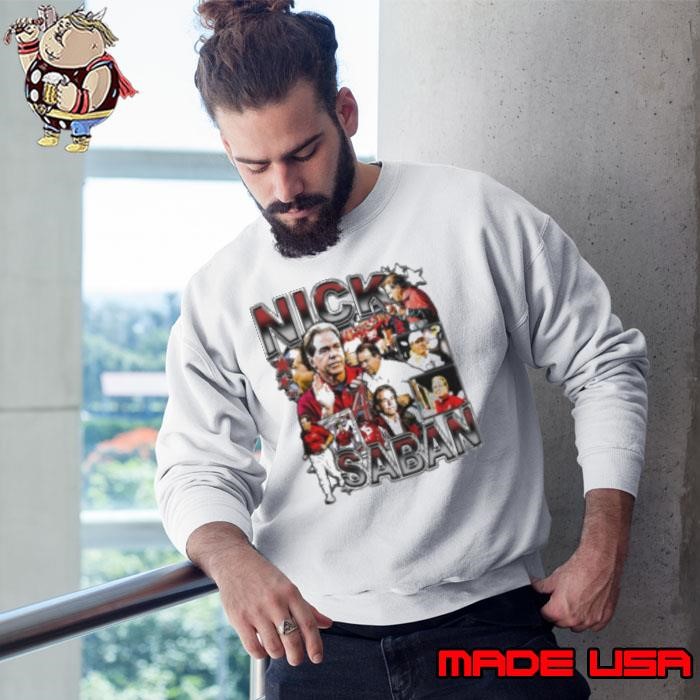 Coach Nick Saban Alabama Crimson Tide photos Sweatshirt