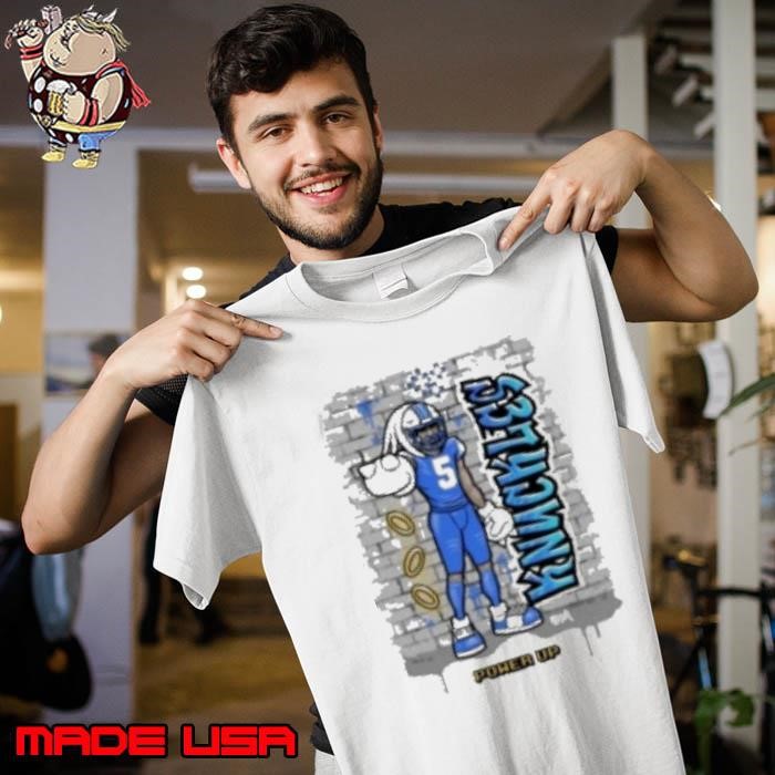 David Montgomery Detroit Lions Knuckles Power Up Unisex