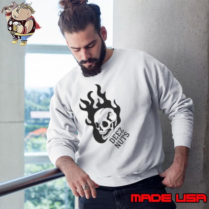 Deez Nuts Burning Skull Lst Sweatshirt