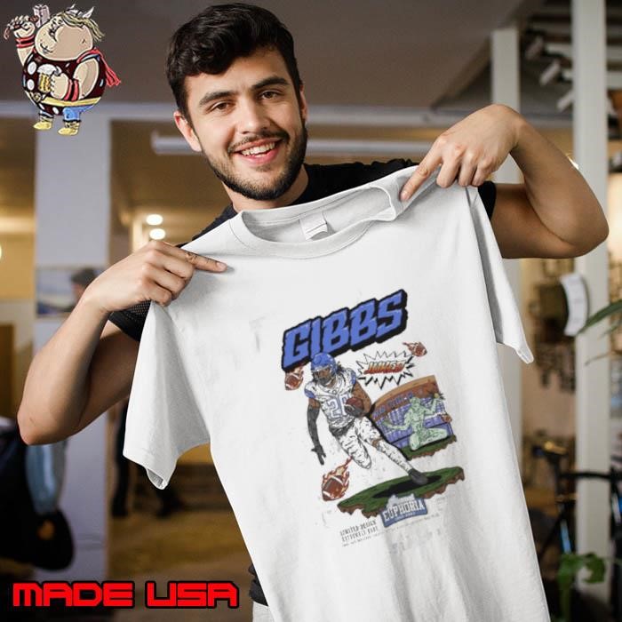 Detroit Lions Gibbs Comic Style NFL Unisex