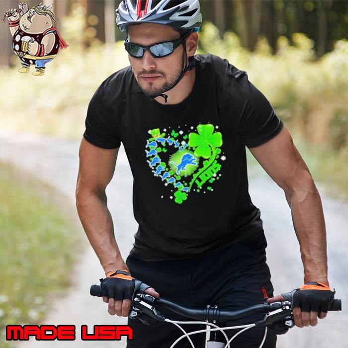 Detroit Lions Heart Lucky St. Patrick’s Day Unisex