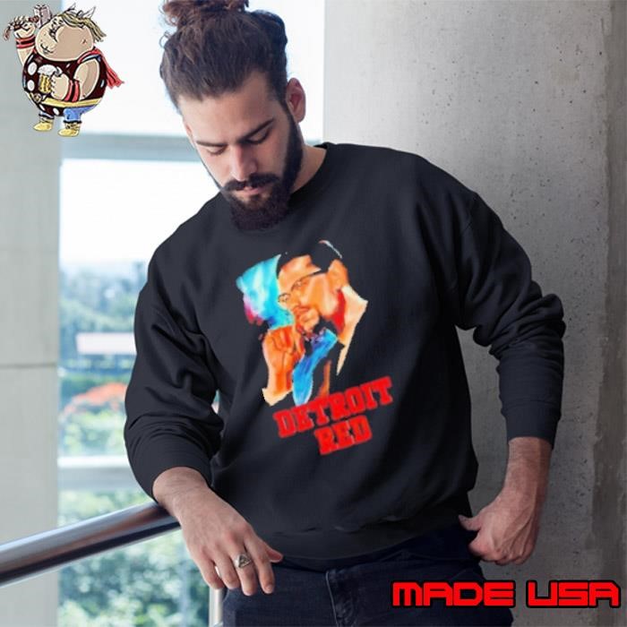 Detroit Red painted portrait Sweatshirt