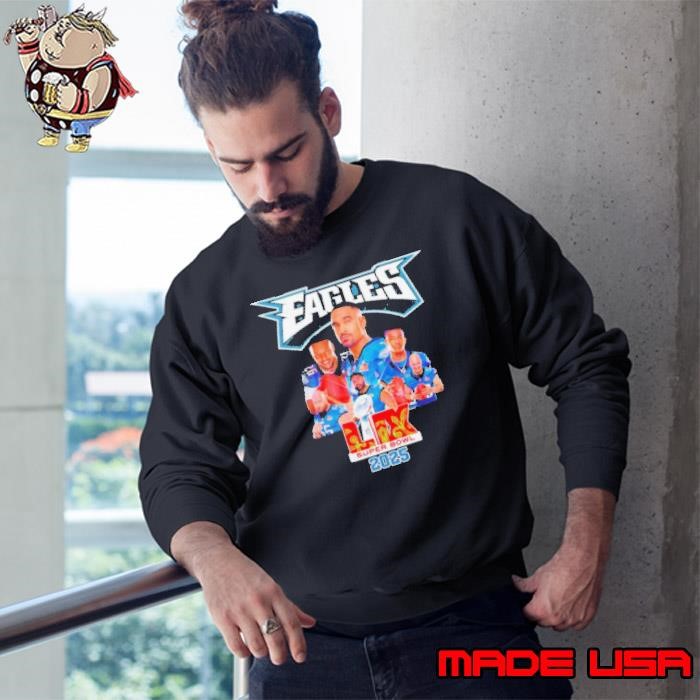 Eagles Football Lix Super Bowl 2025 Champions Team Sweatshirt