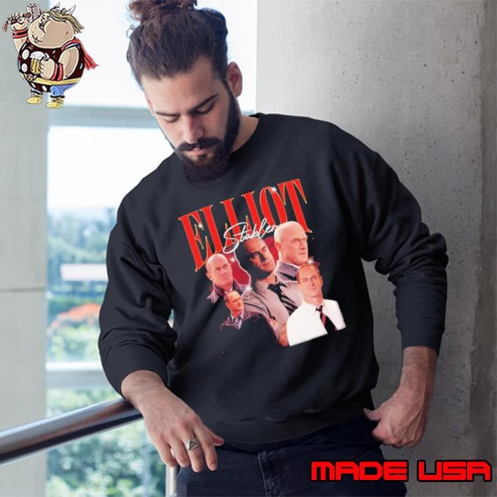 Elliot Stabler hristopher Meloni and one lead characters the NBC Sweatshirt