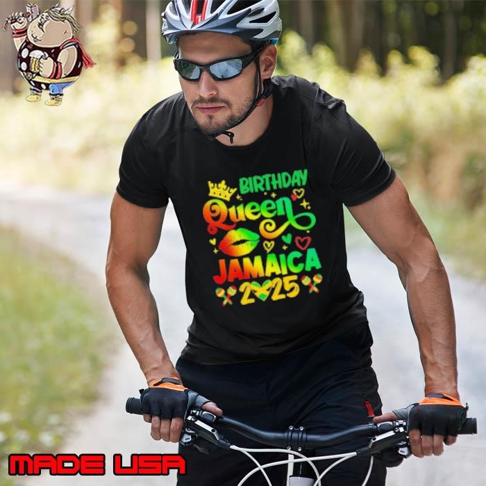 Funny Birthday Queen Jamaica 2025 Birthday Trip Vacation Unisex