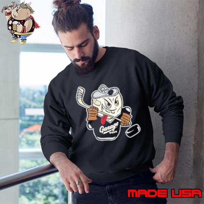 Garage Beer Hockey Logo Sweatshirt