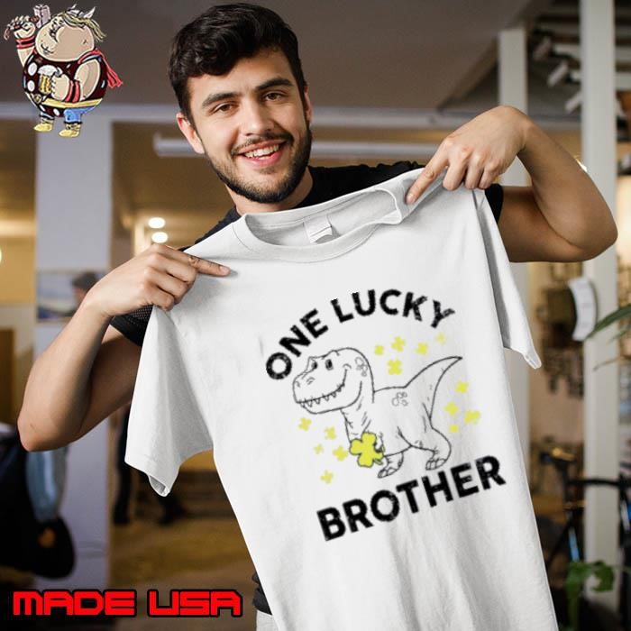 Good St Patrick's Day One Lucky Brother Dinosaur Irish Unisex