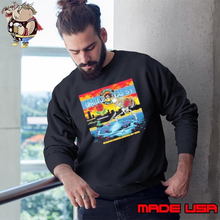 Grateful Dead Dave's Picks 53 Tour 2025 In Cincinnati, OH Skeleton Sweatshirt