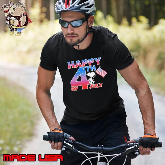 Happy 4th of July American flag snoopy Unisex