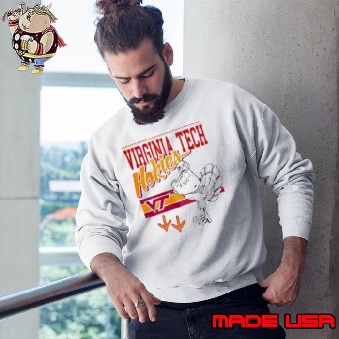 Hokiebird Virginia Tech Hokies Retro Logo Mascot Sweatshirt