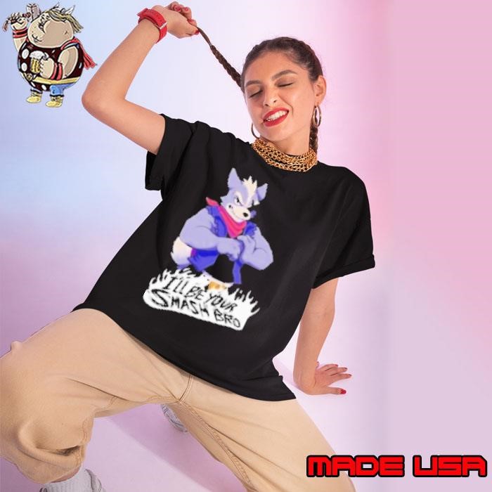 I'll Be Your Smash Bro Wolf Furry Ladies tee