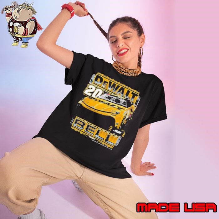 Joe Gibbs Racing Team Christopher Bell DEWALT Car Ladies tee