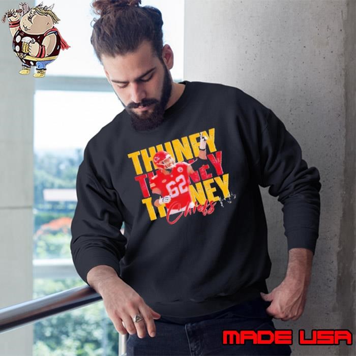 Joe Thuney 62 Kansas City Chiefs Football Players Super Bowl 2025 T Sweatshirt