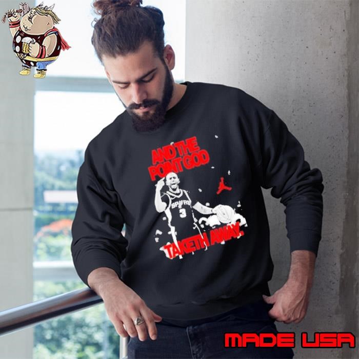 Jordan x Chris Paul And The Point God Taketh Away San Antonio Spurs 2025 NBA Season Sweatshirt
