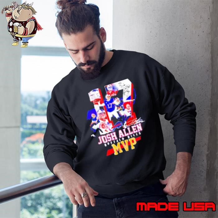 Josh Allen Buffalo Bills MVP signature Sweatshirt