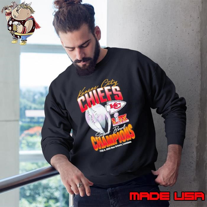 Kansas City Chiefs Lix Super Bowl Champions New Orleans Sweatshirt