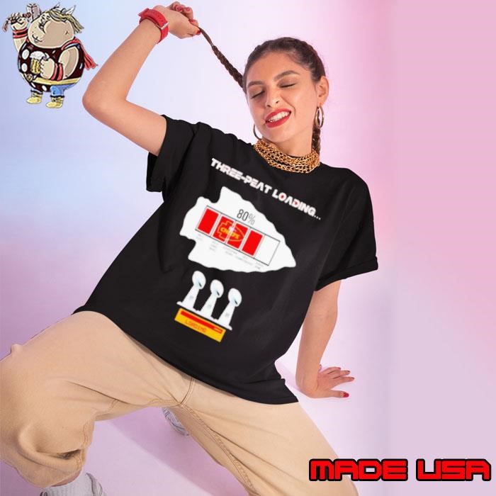 Kansas City Chiefs three peat loading 80% no. 1 seed wild card bye divisional round afc championship super bowl lix Ladies tee